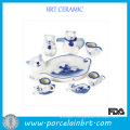 Cat Pattern Porcelain Tea Set